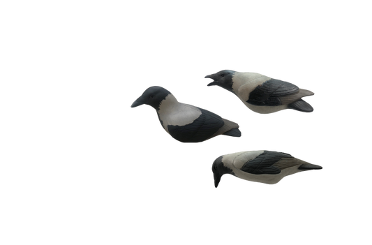 FA-194003 LAST PASS HOODED CROW DECOYS - 3 PACK