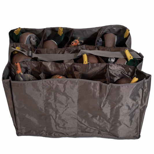 FA-212-808-9 LAST PASS 12 SLOT DUCK DECOY BAG - BROWN