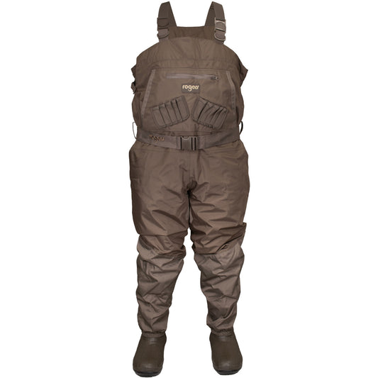 ROG-2823-13-445-11 ROGERS TOUGHMAN 2-IN-1 INSULATED BREATHABLE WADERS - BROWN - REGULAR - SIZE 11